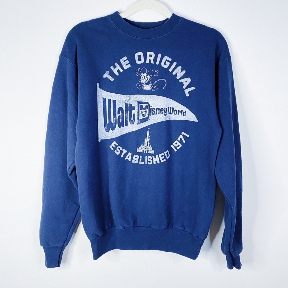 Disney - Navy Mickey Vintage Style Crewneck
